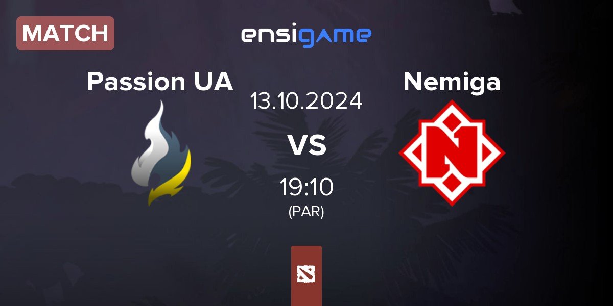 Match Passion UA vs Nemiga Gaming Nemiga | 13.10