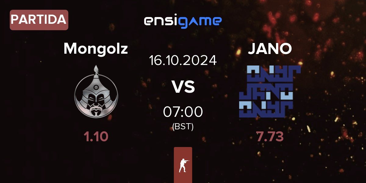 Partida The Mongolz Mongolz vs JANO Esports JANO | 16.10