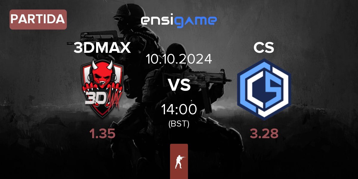 Partida 3DMAX vs CYBERSHOKE Esports CS | 10.10