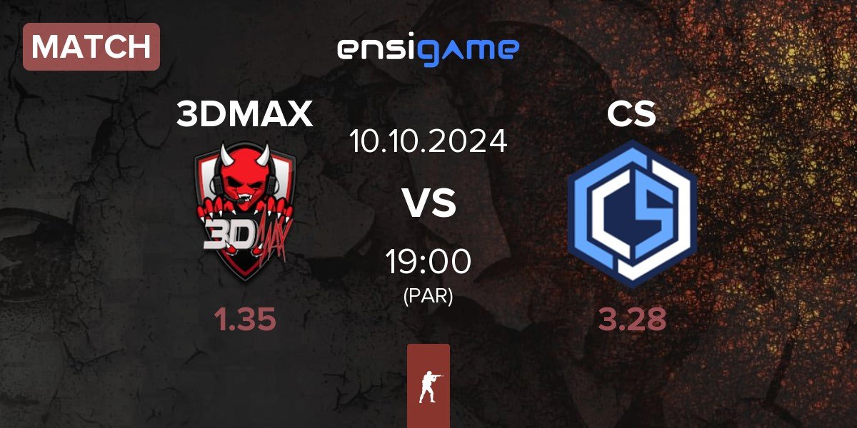 Match 3DMAX vs CYBERSHOKE Esports CS | 10.10