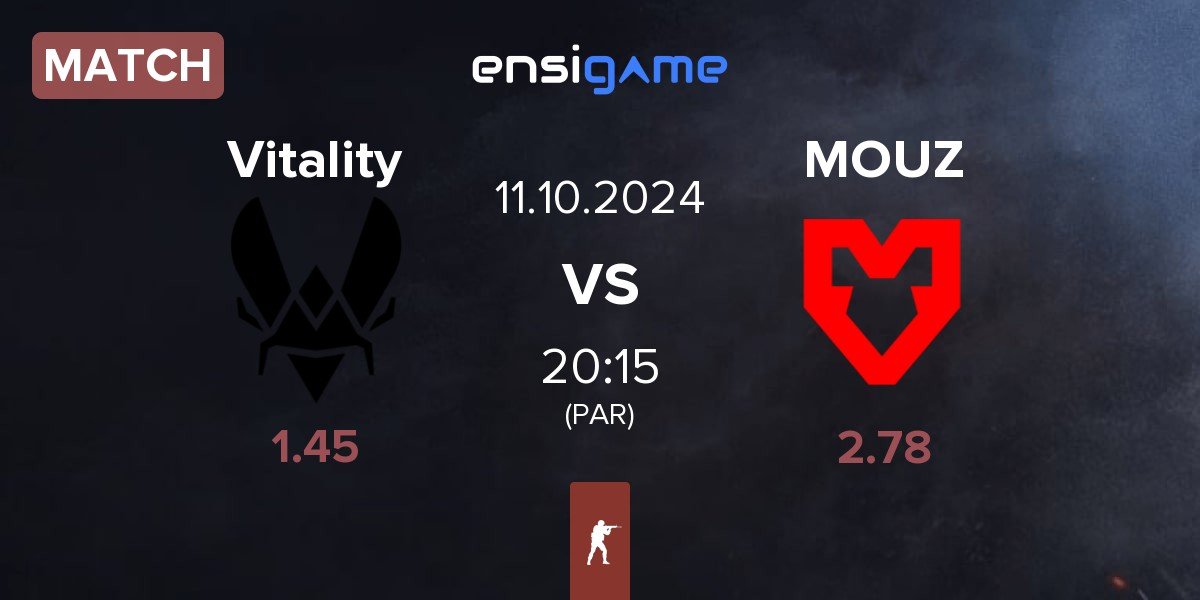 Match Team Vitality Vitality vs MOUZ | 11.10