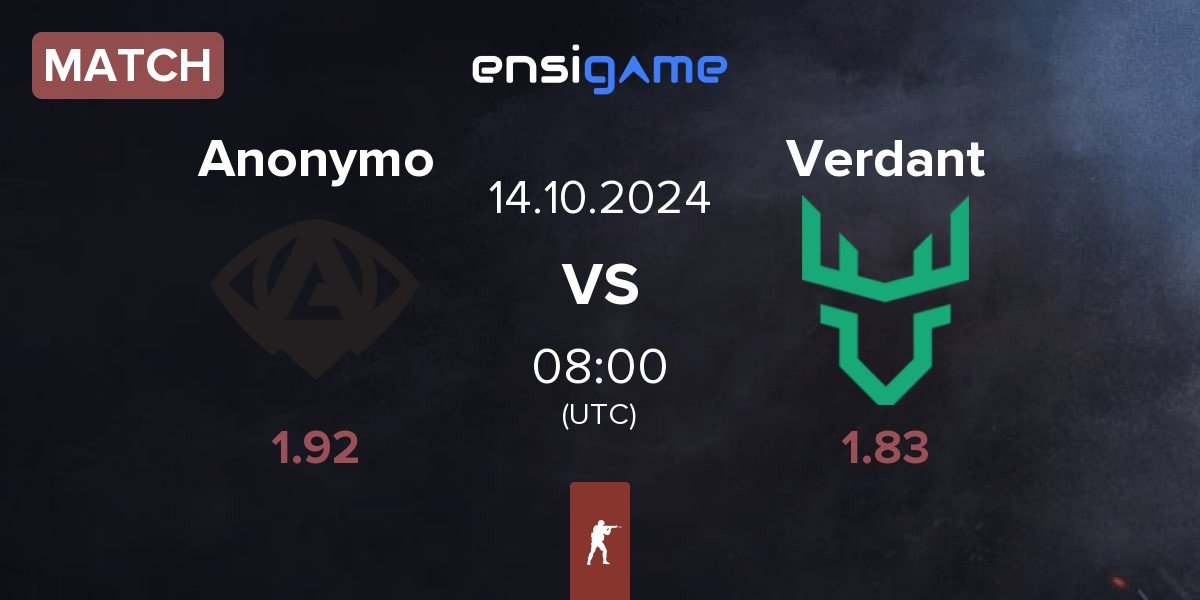 Match Anonymo Esports Anonymo vs Verdant | 14.10