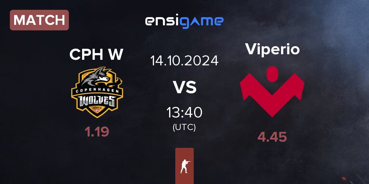 Match Copenhagen Wolves CPH W vs Viperio | 14.10