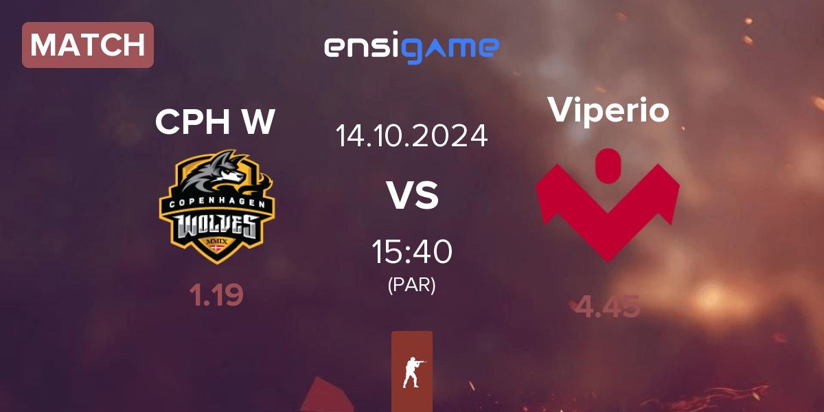 Match Copenhagen Wolves CPH W vs Viperio | 14.10