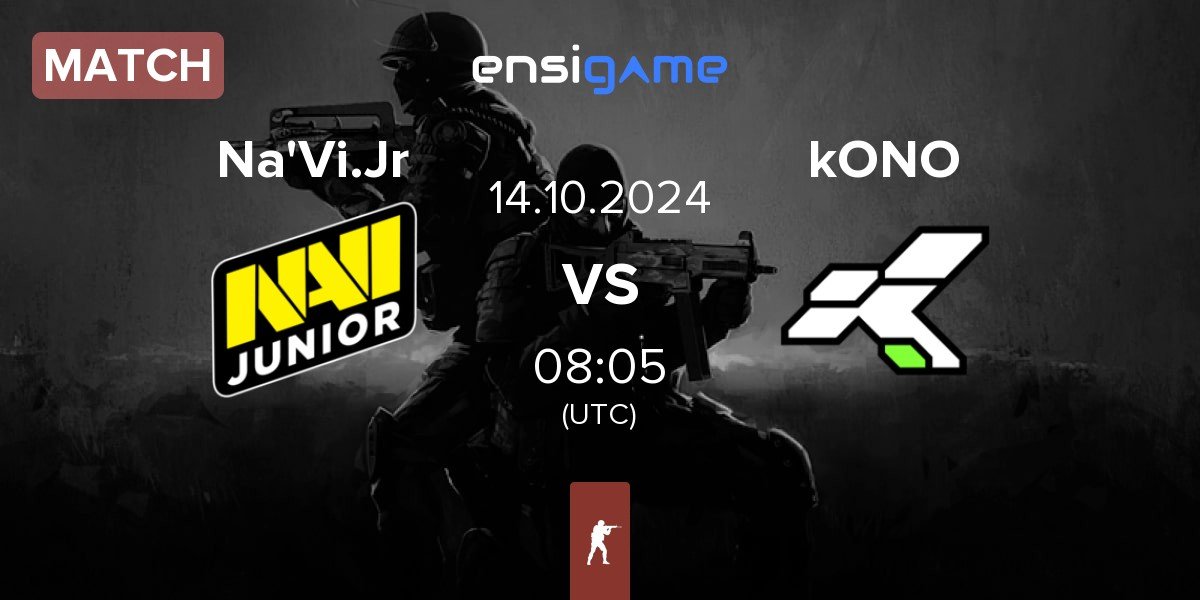 Match Natus Vincere Junior Na'Vi.Jr vs kONO.ECF kONO | 14.10