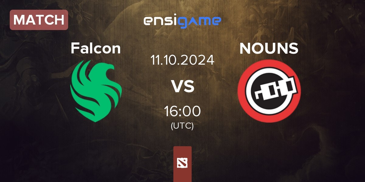 Match Team Falcons Falcon vs nouns NOUNS | 11.10