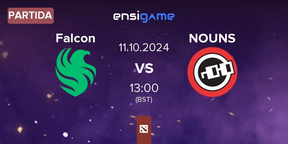 Partida Team Falcons Falcon vs nouns NOUNS | 11.10