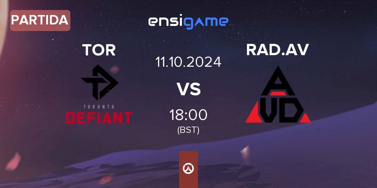 Partida Toronto Defiant TOR vs Rad x Avidity RAD.AV | 11.10