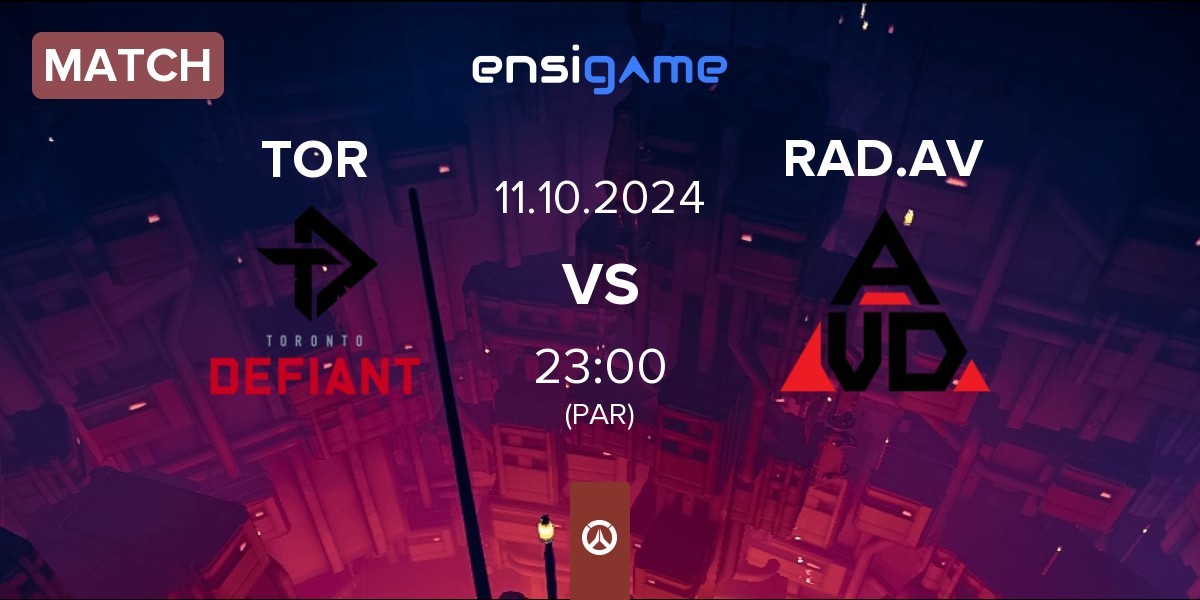 Match Toronto Defiant TOR vs Rad x Avidity RAD.AV | 11.10