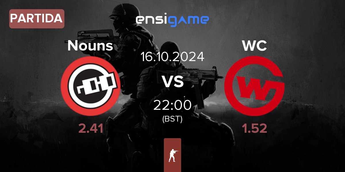 Partida Nouns Esports Nouns vs Wildcard Gaming WC | 16.10