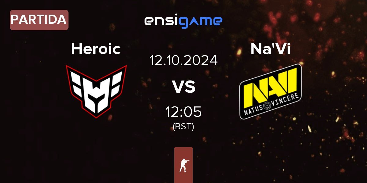 Partida Heroic vs Natus Vincere Na'Vi | 12.10