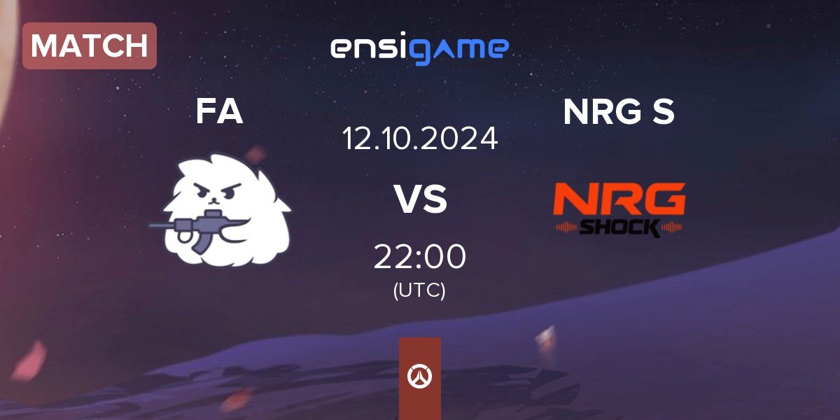 Match FLUFFY AIMERS FA vs NRG Shock NRG S | 12.10