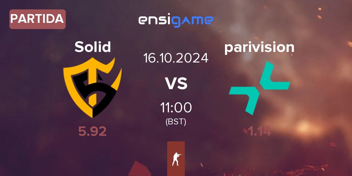 Partida Team Solid Solid vs PARIVISION parivision | 16.10