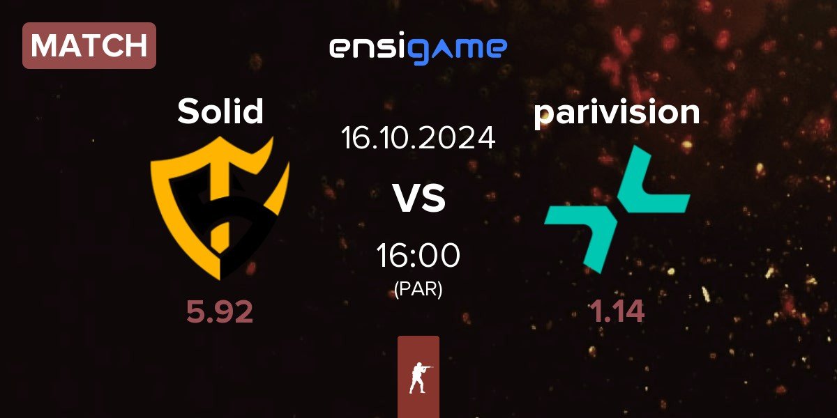 Match Team Solid Solid vs PARIVISION parivision | 16.10