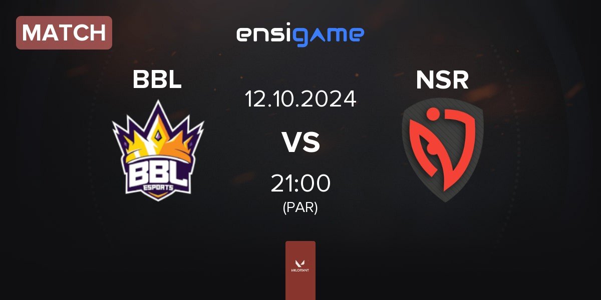 Match BBL Esports BBL vs NASR Esports NSR | 12.10