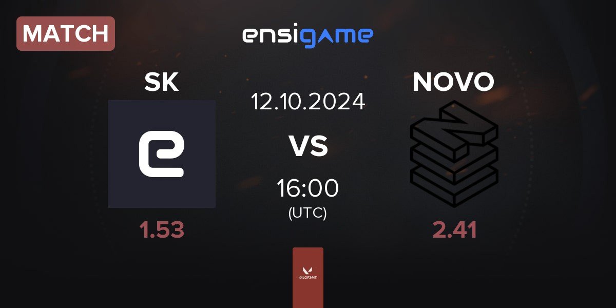 Match SK Gaming SK vs NOVO Esports NOVO | 12.10