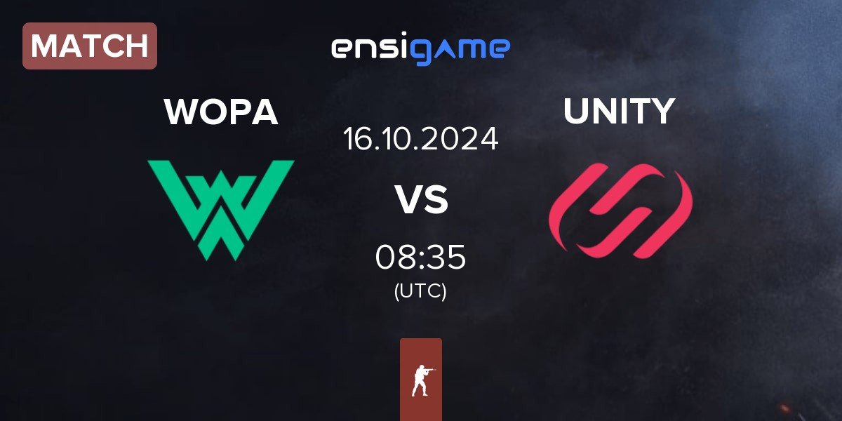 Match WOPA Esport WOPA vs UNITY Esports UNITY | 16.10