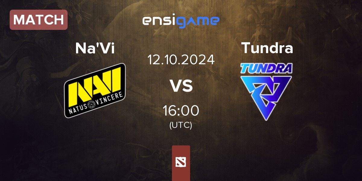 Match Natus Vincere Na'Vi vs Tundra Esports Tundra | 12.10