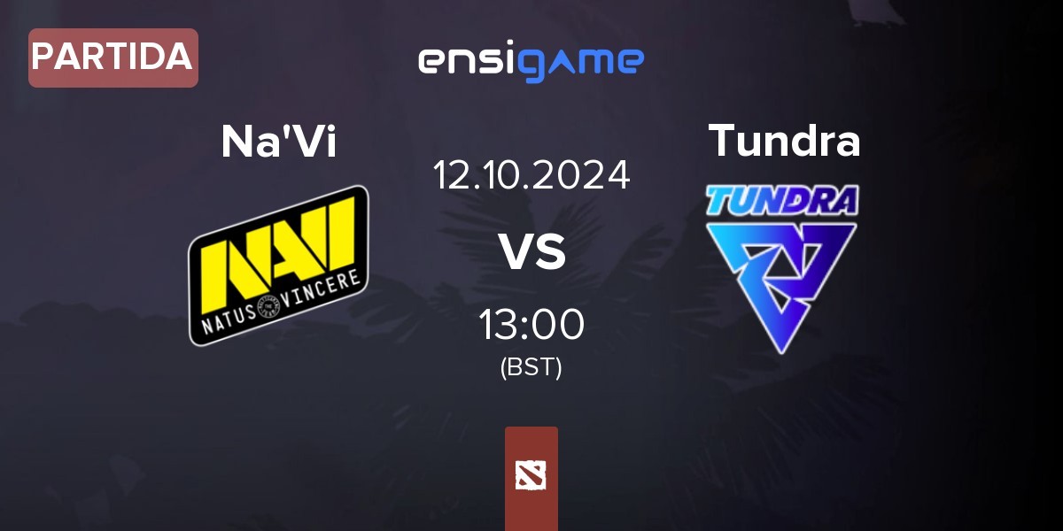 Partida Natus Vincere Na'Vi vs Tundra Esports Tundra | 12.10