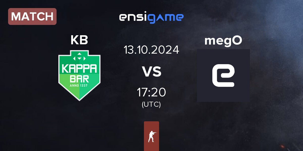 Match Kappa Bar KB vs megoshort megO | 13.10