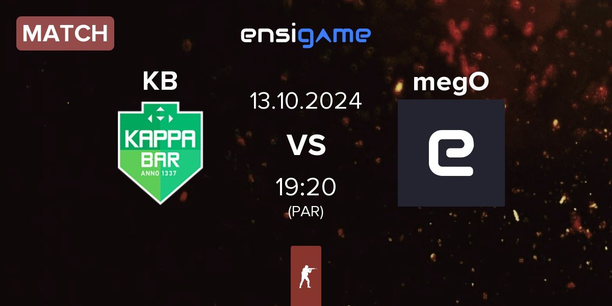 Match Kappa Bar KB vs megoshort megO | 13.10