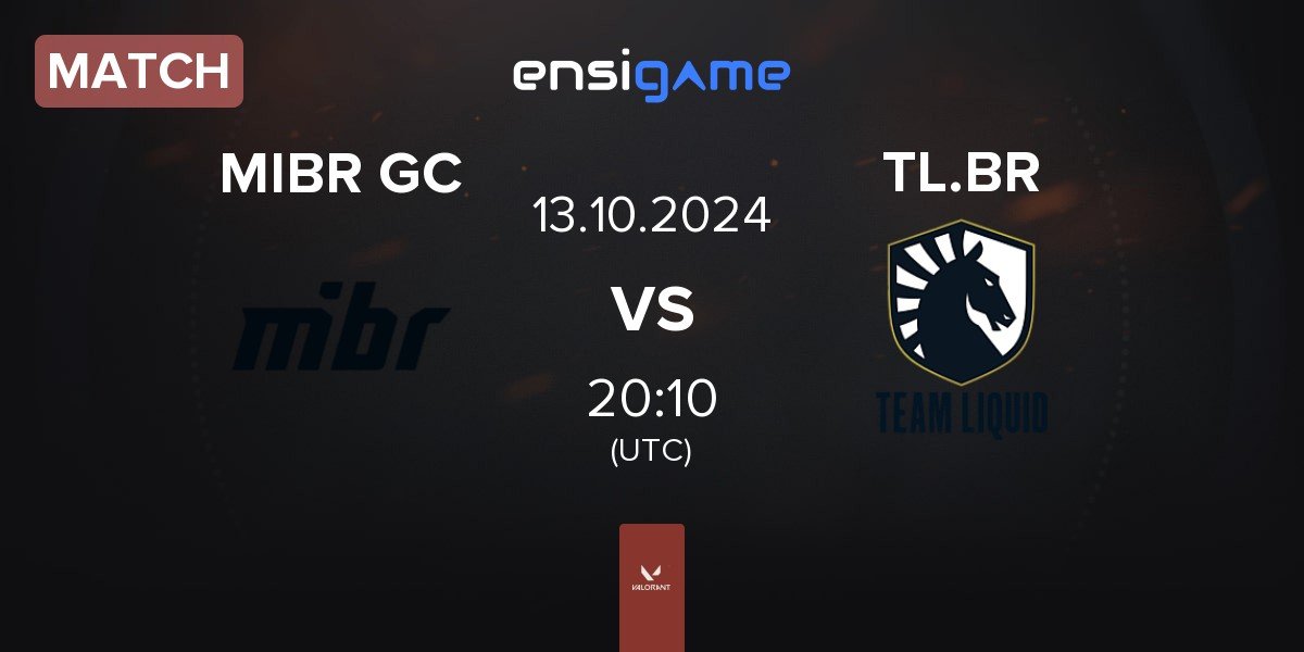 Match Made in Brazil GC MIBR GC vs Team Liquid Brazil TL.BR | 13.10