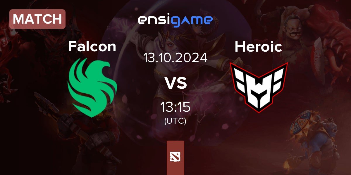 Match Team Falcons Falcon vs Heroic | 13.10