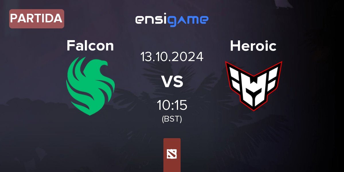 Partida Team Falcons Falcon vs Heroic | 13.10