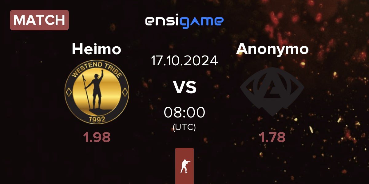 Match Heimo Esports Heimo vs Anonymo Esports Anonymo | 17.10