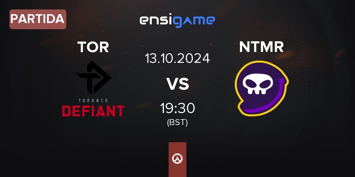 Partida Toronto Defiant TOR vs NTMR | 13.10