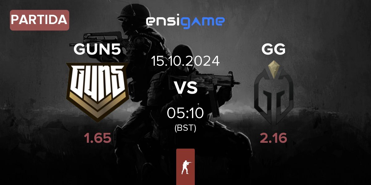 Partida GUN5 Esports GUN5 vs Gaimin Gladiators GG | 15.10