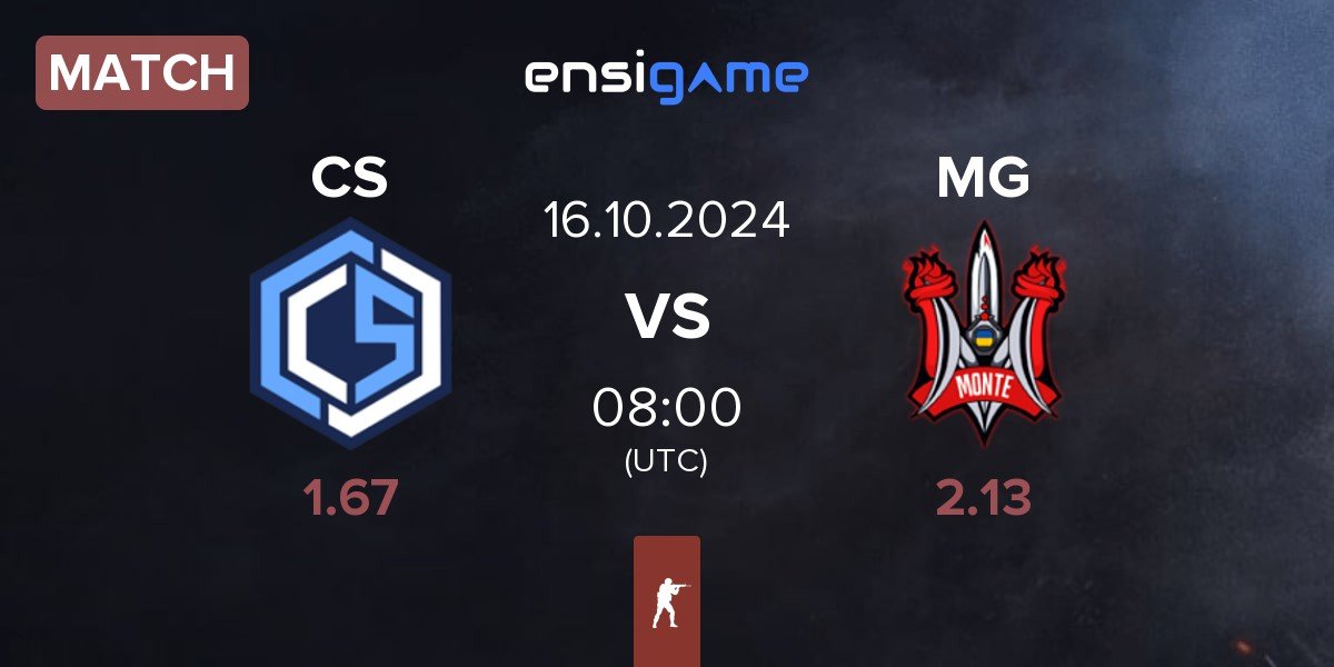 Match CYBERSHOKE Esports CS vs Monte Gen MG | 16.10