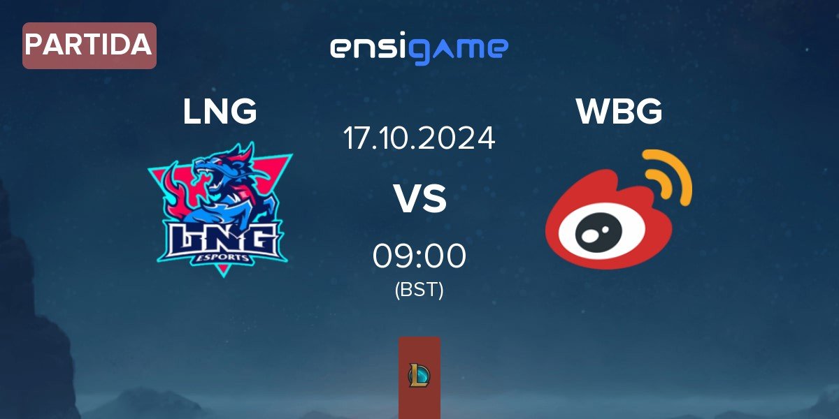 Partida LNG Esports LNG vs Weibo Gaming WBG | 17.10