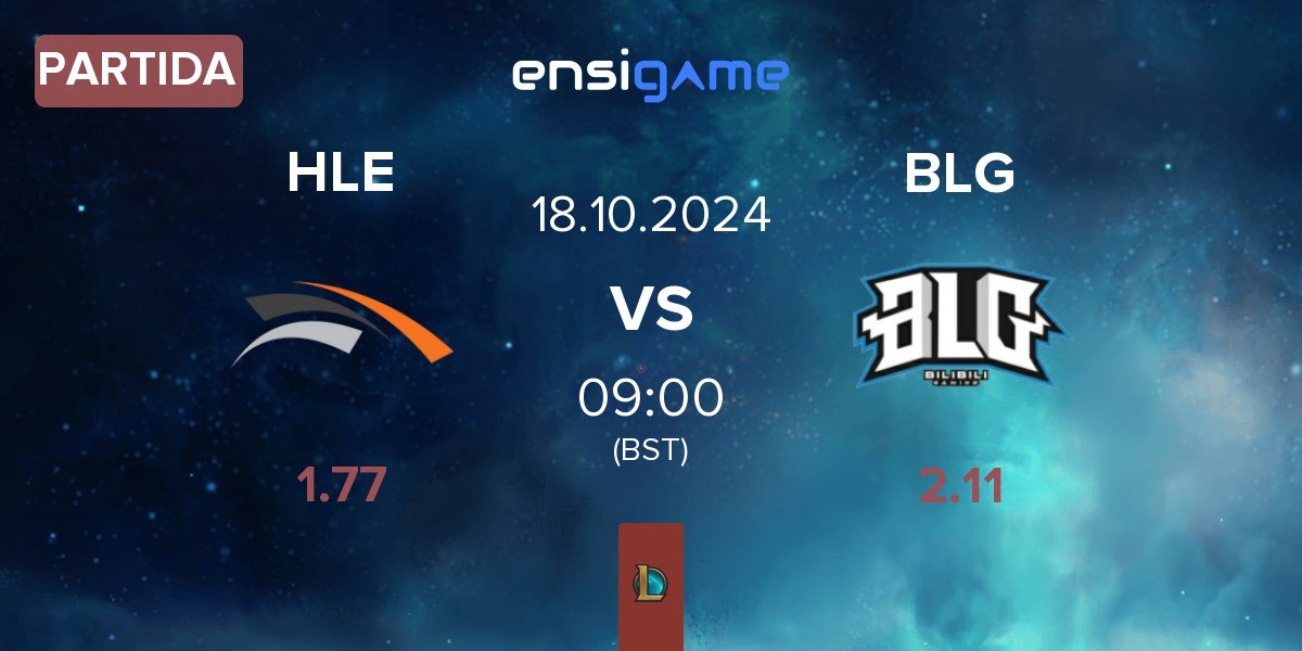 Partida Hanwha Life Esports HLE vs Bilibili Gaming BLG | 18.10