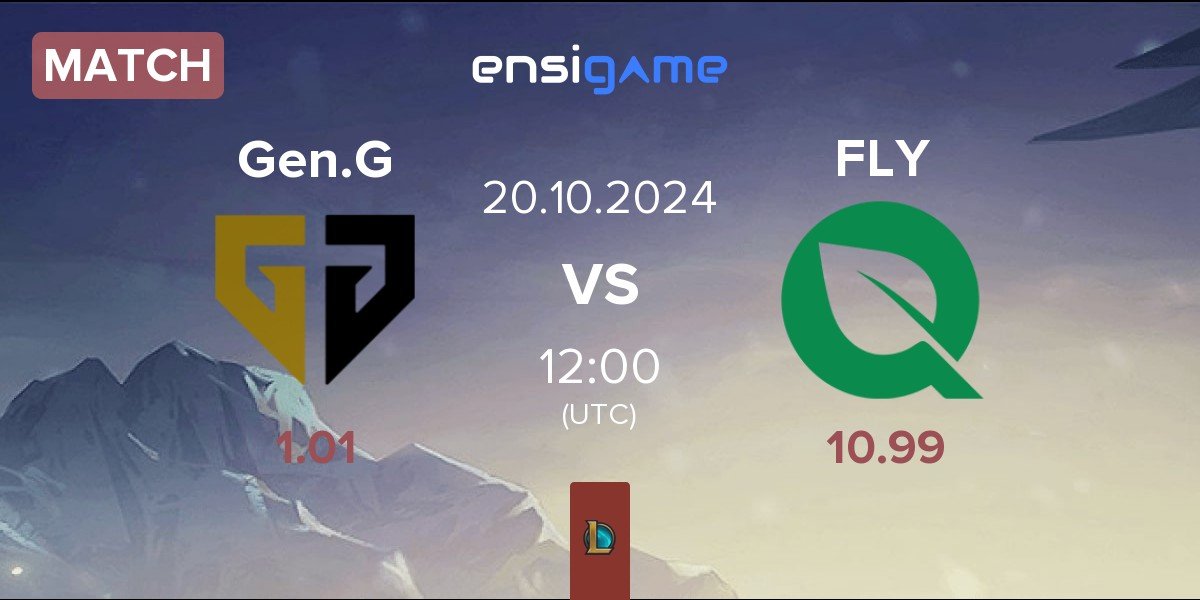 Match Gen.G Esports Gen.G vs FlyQuest FLY | 20.10