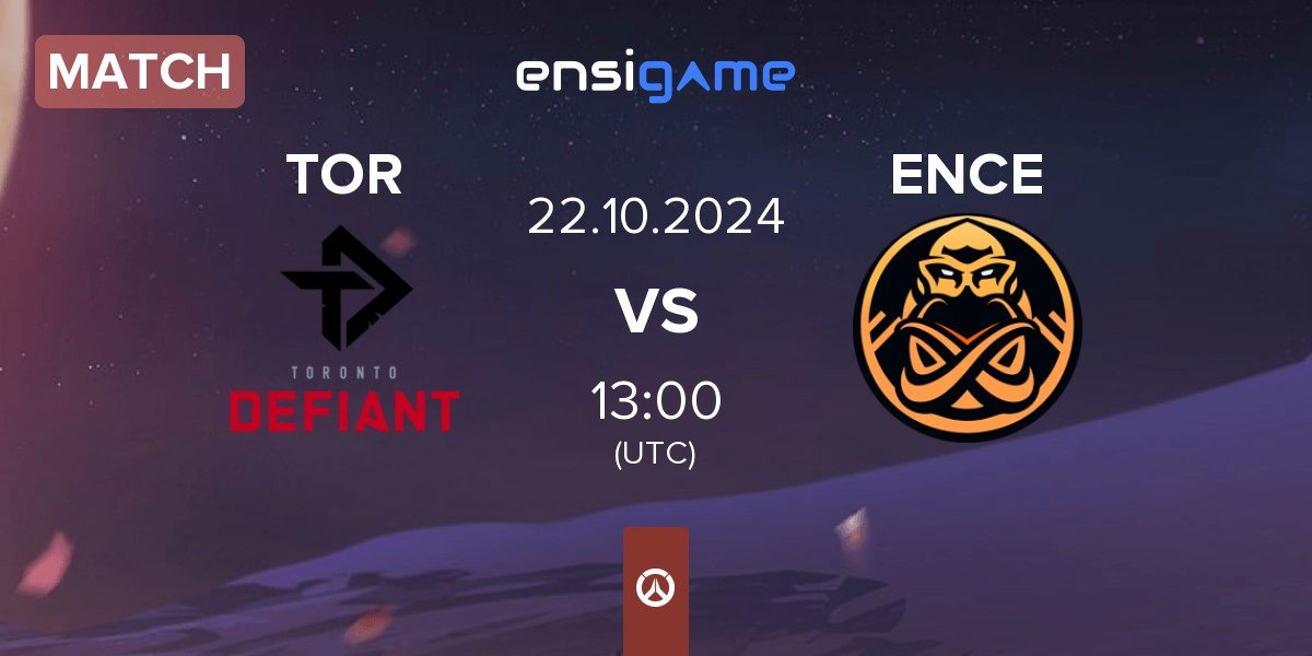 Match Toronto Defiant TOR vs ENCE | 22.10