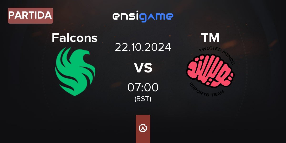 Partida Team Falcons Falcons vs Twisted Minds TM | 22.10