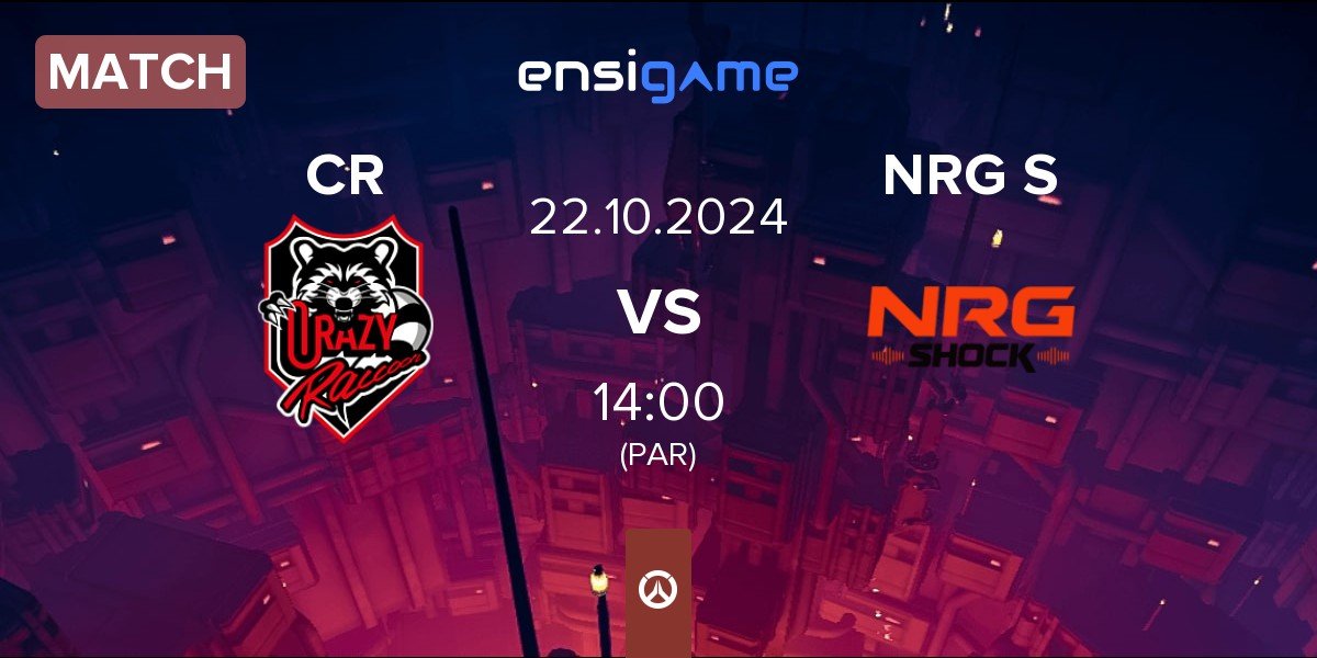 Match Crazy Raccoon CR vs NRG Shock NRG S | 22.10