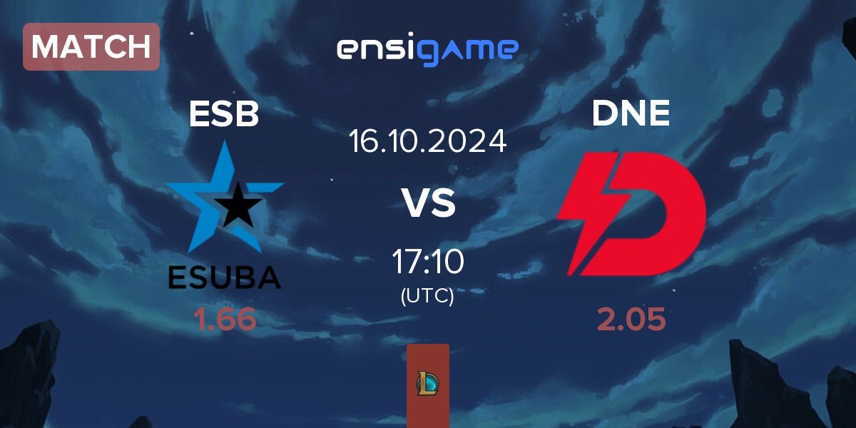 Match eSuba ESB vs Dynamo Eclot DNE | 16.10