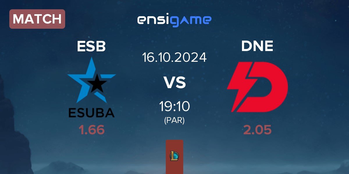 Match eSuba ESB vs Dynamo Eclot DNE | 16.10