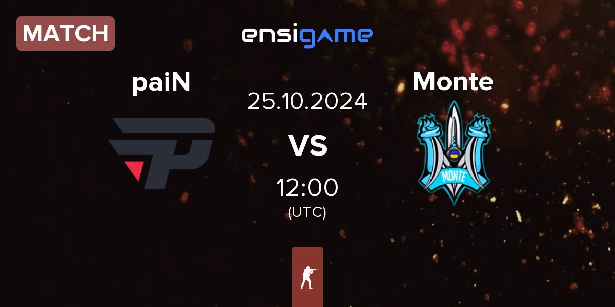 Match paiN Gaming paiN vs Monte | 25.10