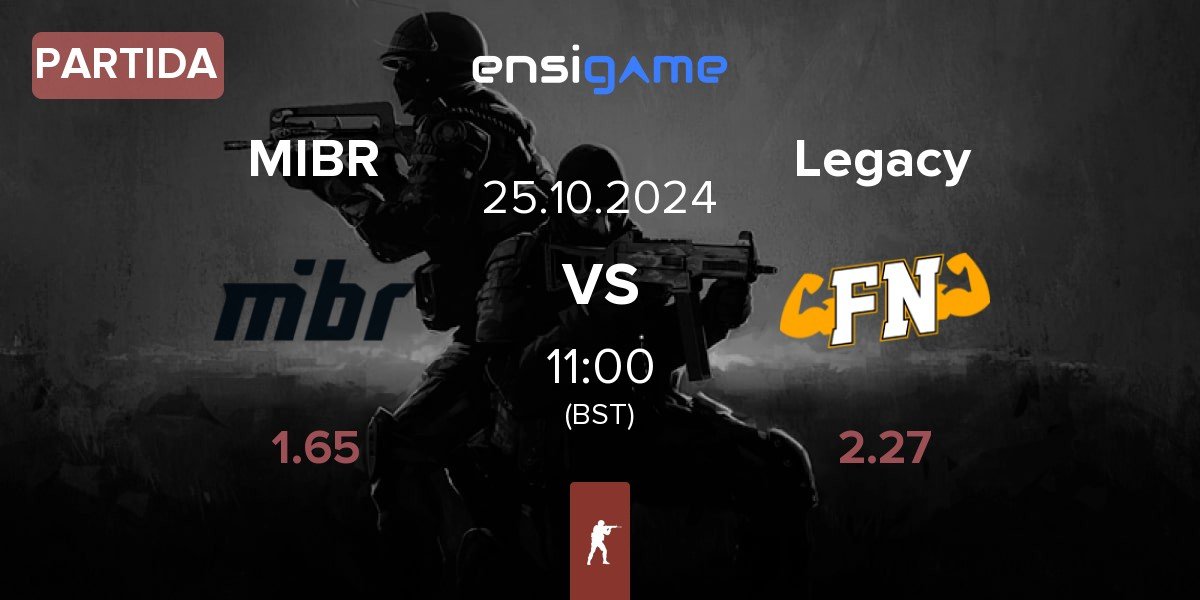 Partida Made in Brazil MIBR vs Legacy | 25.10