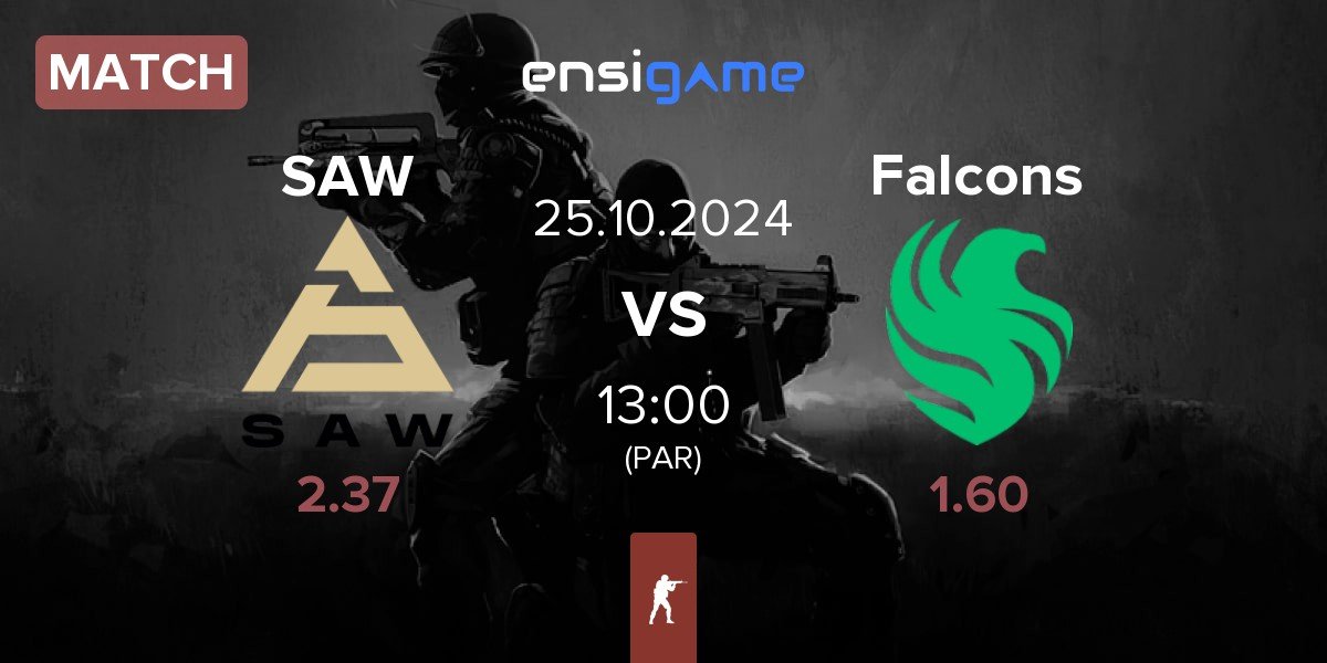 Match SAW vs Team Falcons Falcons | 25.10