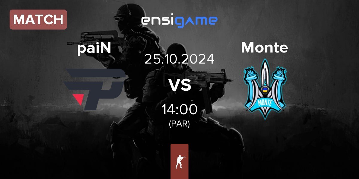 Match paiN Gaming paiN vs Monte | 25.10