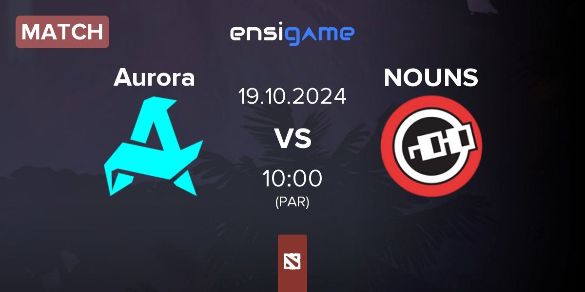 Match Aurora vs nouns NOUNS | 19.10