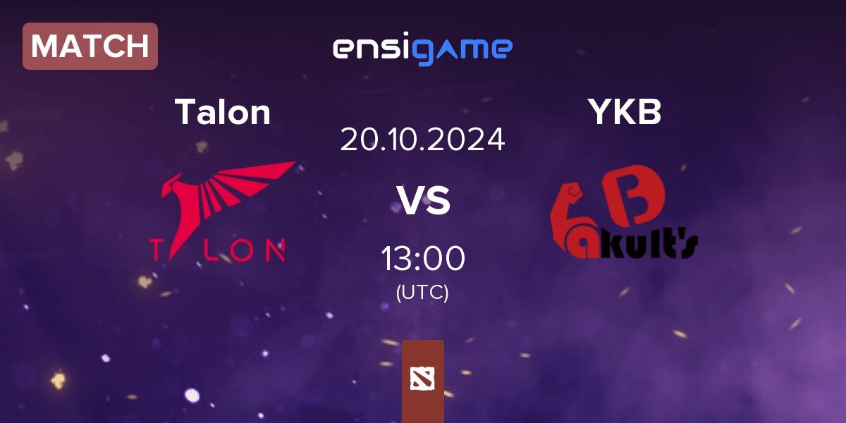 Match Talon Esports Talon vs Yakult's Brothers YKB | 20.10