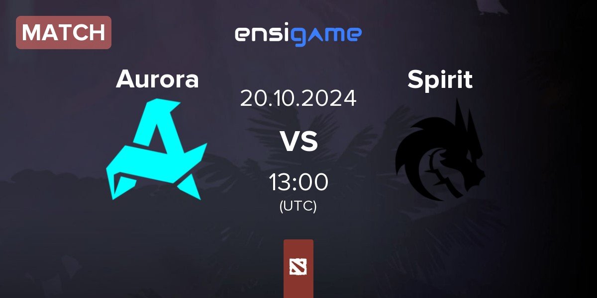 Match Aurora vs Team Spirit Spirit | 20.10