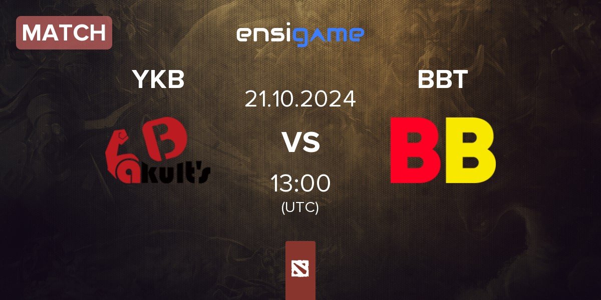 Match Yakult's Brothers YKB vs BetBoom Team BBT | 21.10