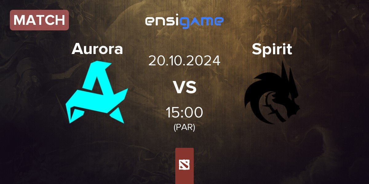 Match Aurora vs Team Spirit Spirit | 20.10