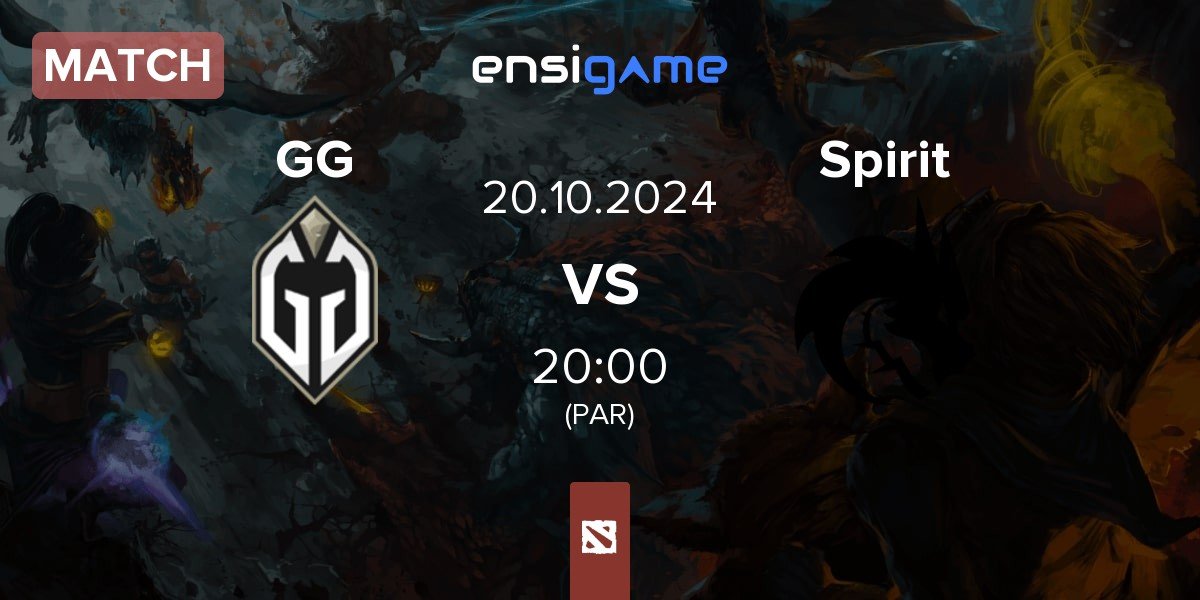 Match Gaimin Gladiators GG vs Team Spirit Spirit | 20.10